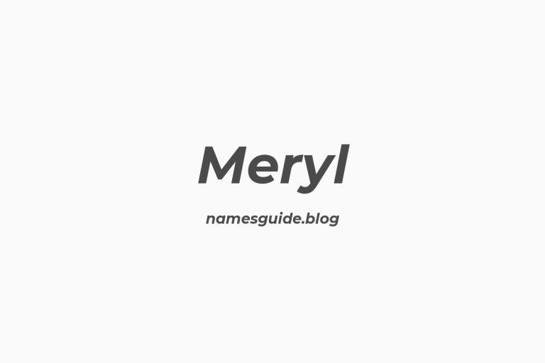 52+ Beautiful Middle Names for Meryl: Find the Perfect Fit