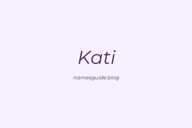 63+ Perfect Middle Names for Kati: Find the Ideal Match