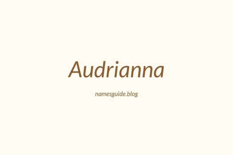 58+ Beautiful Middle Names for Audrianna