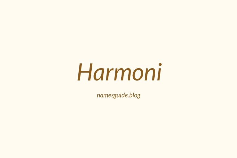 56+ Beautiful Middle Names for Harmoni: Find the Perfect Fit