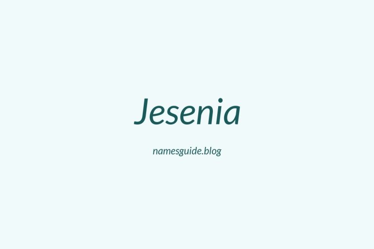 83+ Beautiful Middle Names for Jesenia: Find the Perfect Match