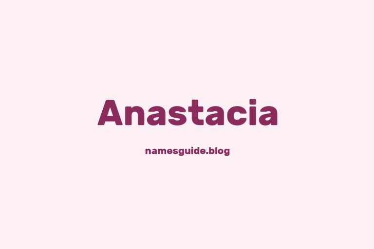 76+ Middle Names for Anastacia: The Perfect Complement