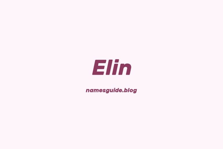 81+ Beautiful Middle Names for Elin: Find the Perfect Match
