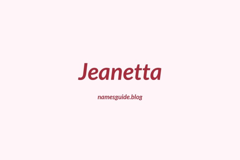 47+ Middle Names for Jeanetta: The Perfect Complement