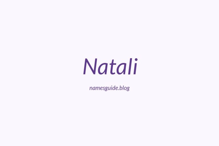 62+ Middle Names for Natali: The Perfect Complement