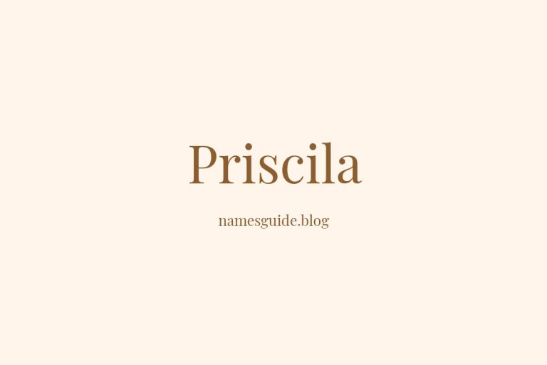 68+ Middle Names for Priscila: The Ultimate Guide