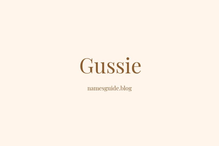 36+ Perfect Middle Names for Gussie