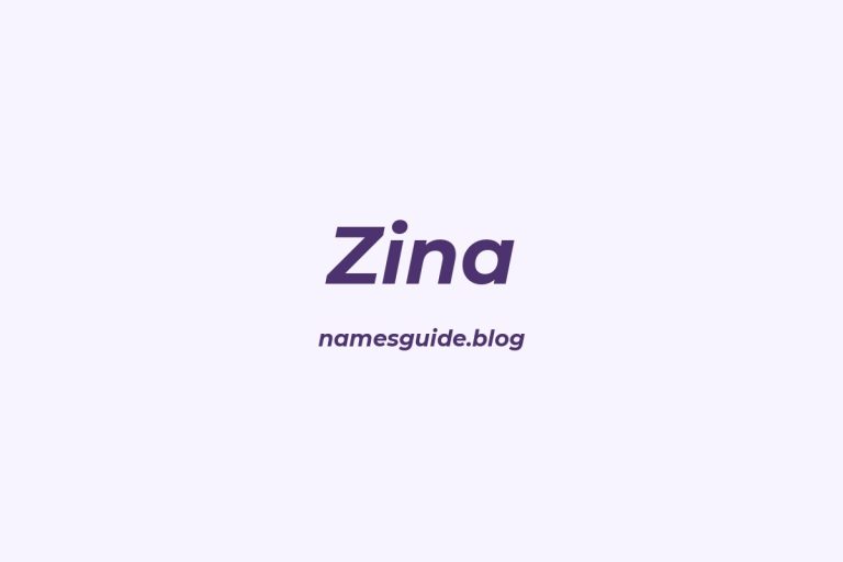 84+ Middle Names for Zina: The Ultimate Guide