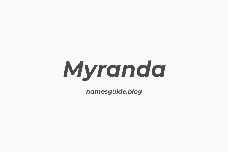 71+ Middle Names for Myranda: Find the Perfect Match