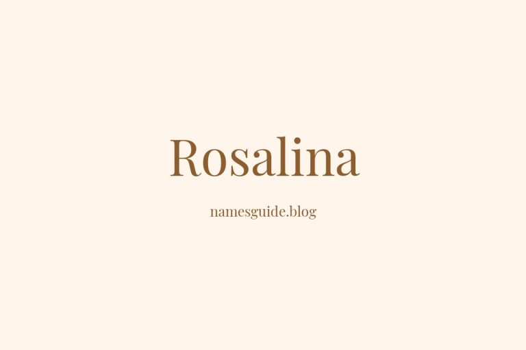 82+ Beautiful Middle Names for Rosalina: Find the Perfect Match