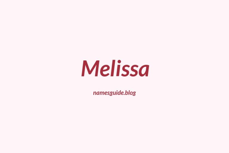 41+ Perfect Middle Names for Melissa: Find the Ideal Match