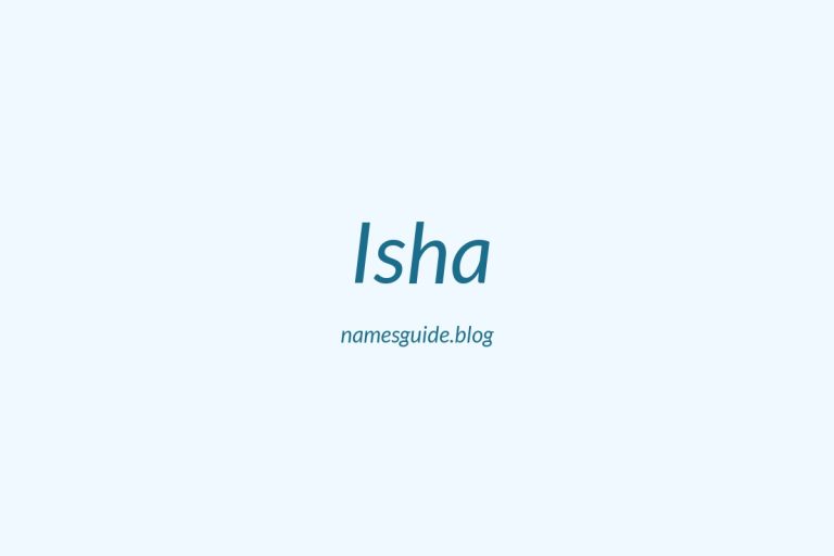 79+ Middle Names for Isha: The Perfect Complement