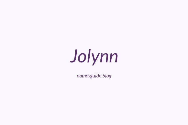 69+ Middle Names for Jolynn: The Ultimate Guide
