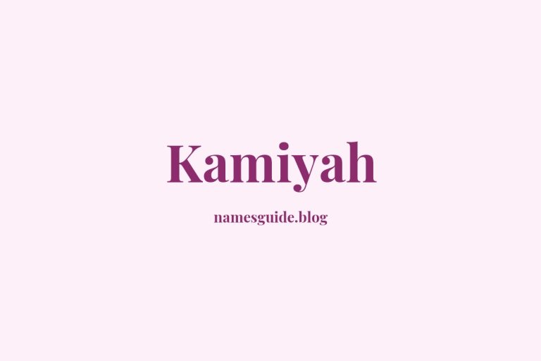 83+ Beautiful Middle Names for Kamiyah: Find the Perfect Match