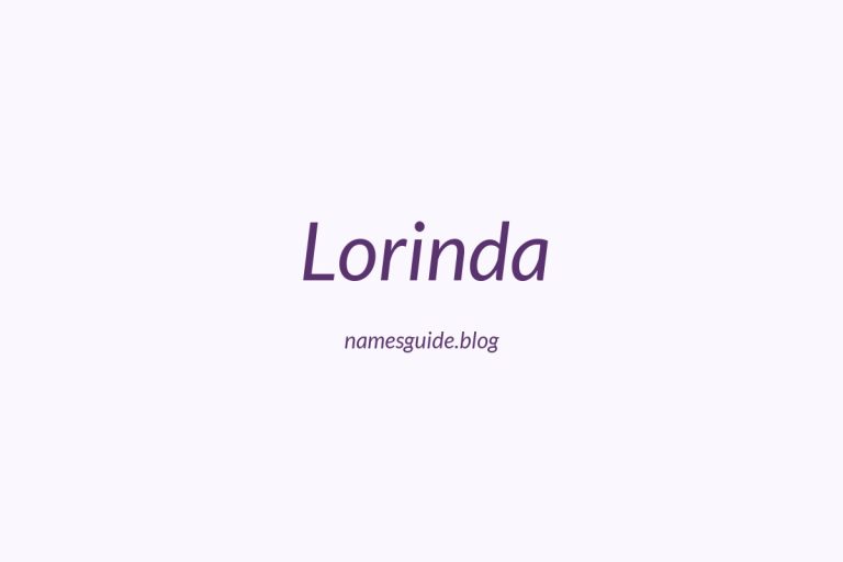 38+ Beautiful Middle Names for Lorinda