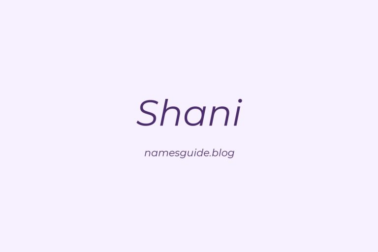 77+ Beautiful Middle Names for Shani: Find the Perfect Match