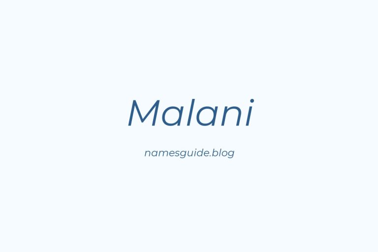 53+ Perfect Middle Names for Malani: Find the Ideal Fit