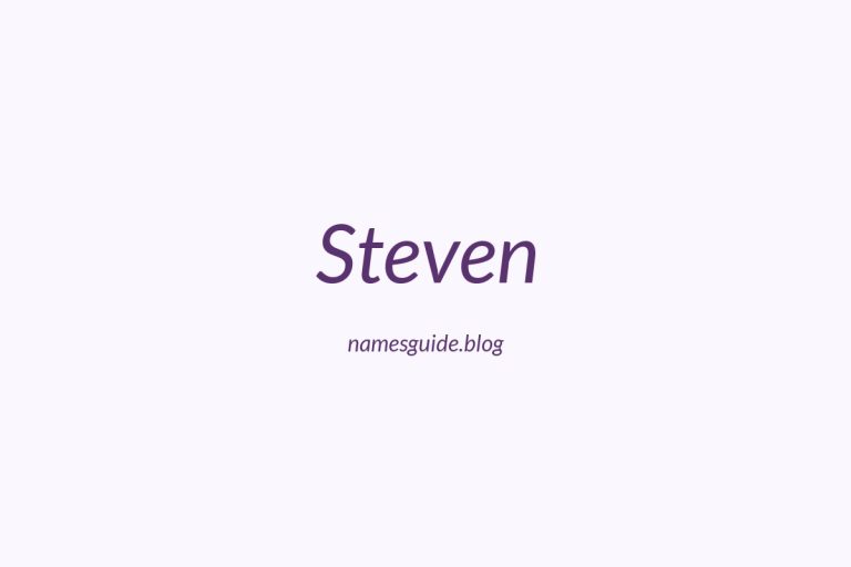 42+ Middle Names for Steven: The Ultimate Guide