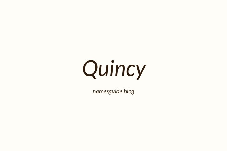 75+ Middle Names for Quincy: The Ultimate Guide