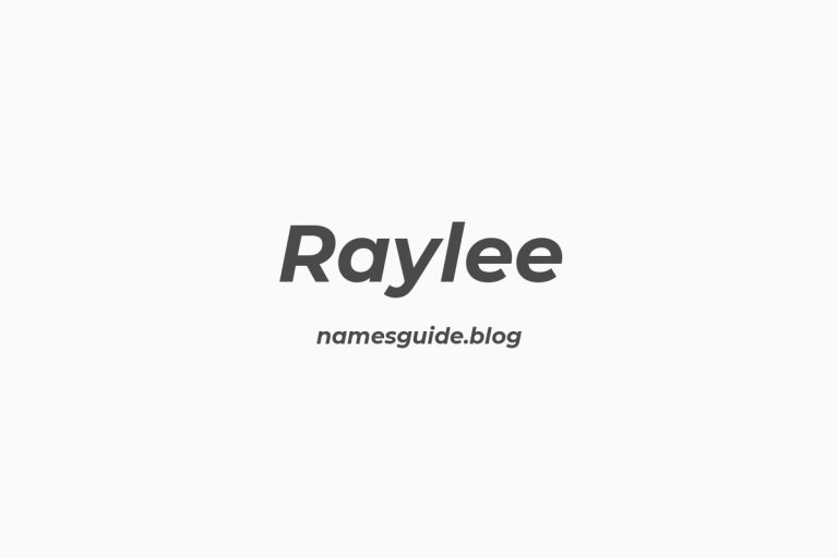61+ Middle Names for Raylee: The Perfect Complement