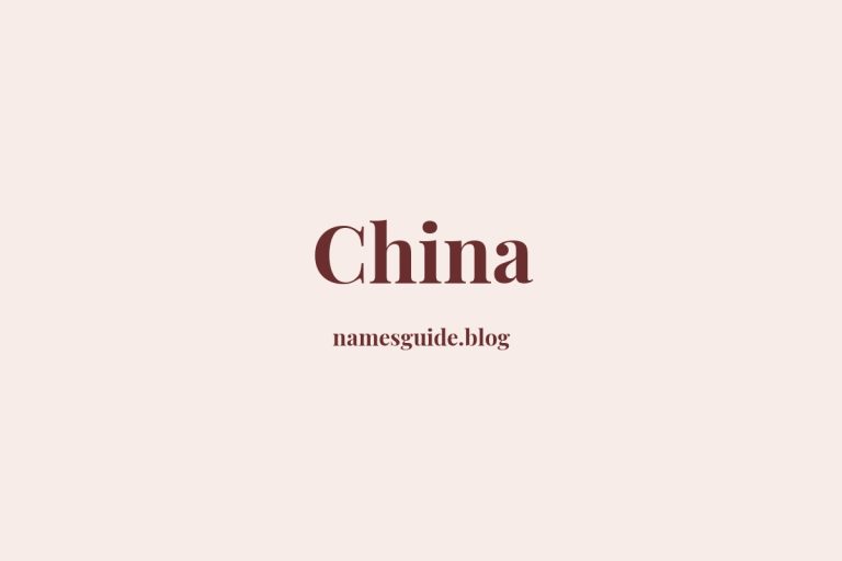 52+ Beautiful Middle Names for China: Find the Perfect Fit