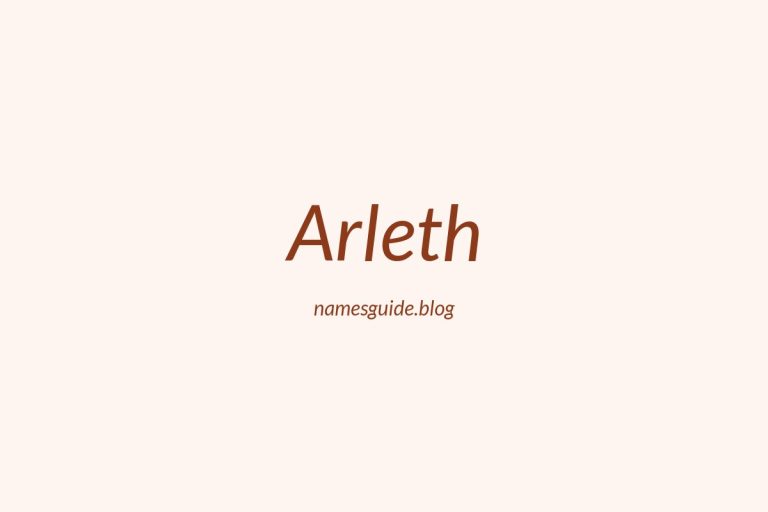 40+ Beautiful Middle Names for Arleth