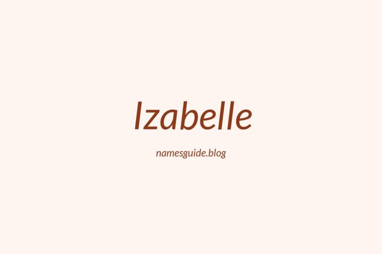 69+ Middle Names for Izabelle: The Perfect Complement