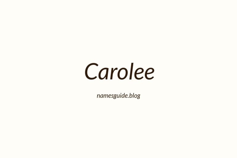 54+ Middle Names for Carolee: Find the Perfect Fit
