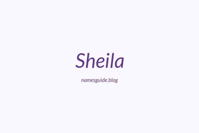 76+ Middle Names for Sheila: The Ultimate Guide