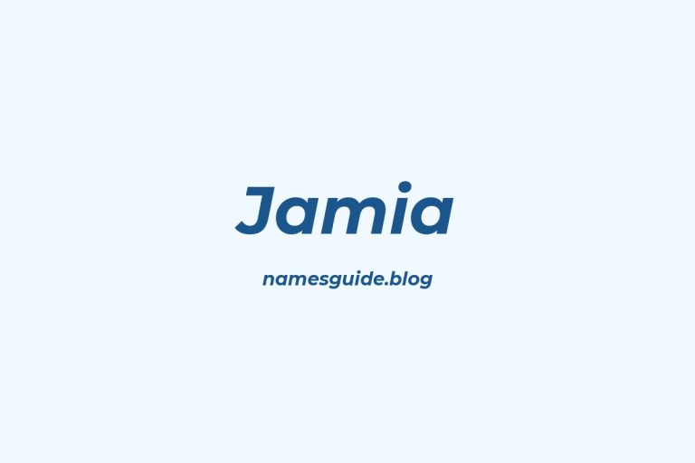 55+ Beautiful Middle Names for Jamia: Find the Perfect Match