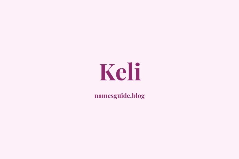 48+ Perfect Middle Names for Keli: Find the Best Fit