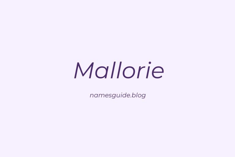 67+ Perfect Middle Names for Mallorie
