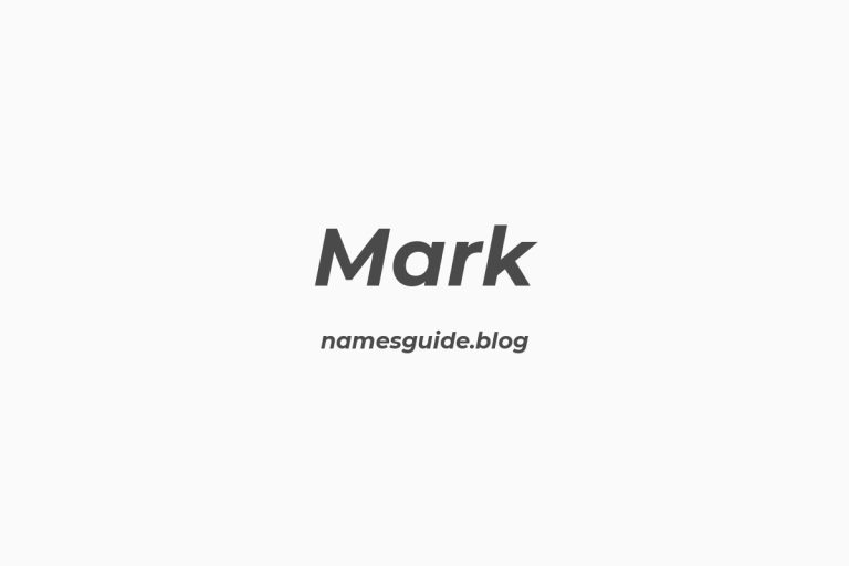 78+ Middle Names for Mark: The Ultimate Guide