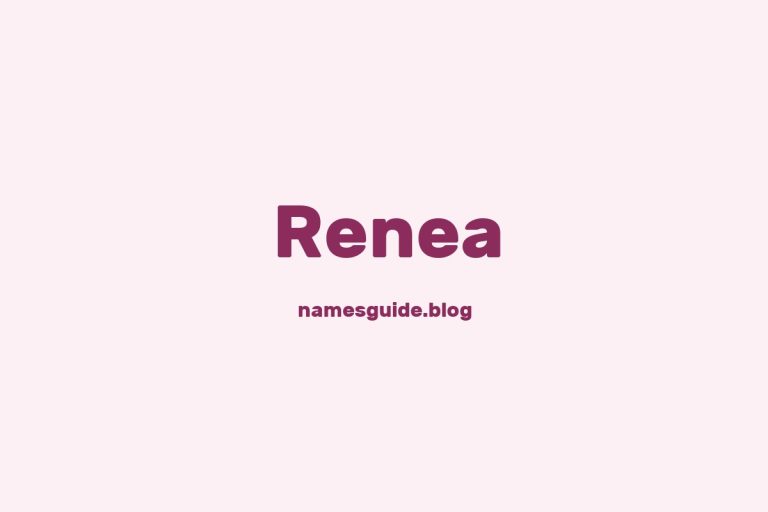 58+ Perfect Middle Names for Renea