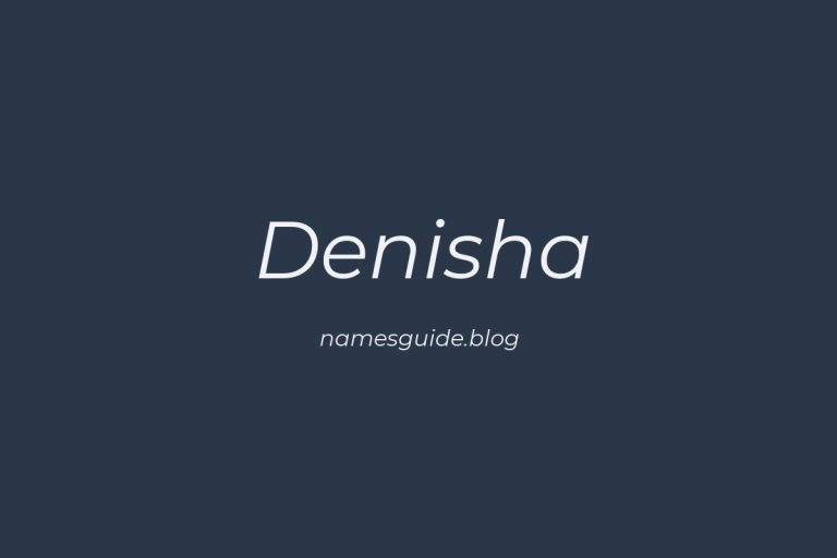 54+ Middle Names for Denisha: Find the Perfect Fit