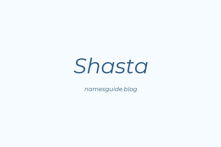 72+ Middle Names for Shasta: The Ultimate Guide