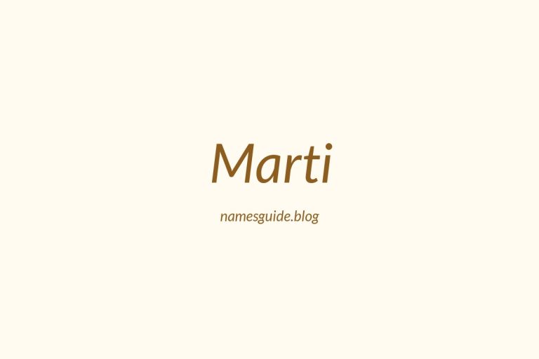 76+ Middle Names for Marti: The Ultimate Guide