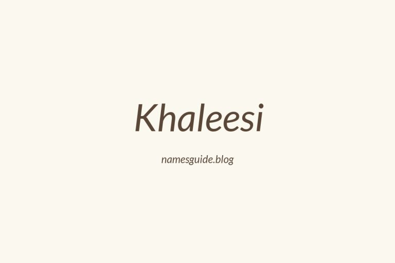 81+ Enchanting Middle Names for Khaleesi: Find the Perfect Fit