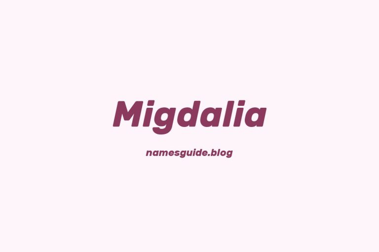 47+ Middle Names for Migdalia: Find the Perfect Fit