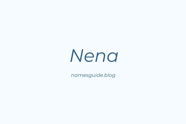 64+ Perfect Middle Names for Nena: Find the Ideal Match