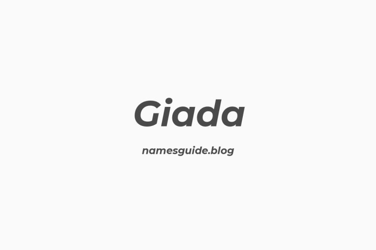 62+ Beautiful Middle Names for Giada