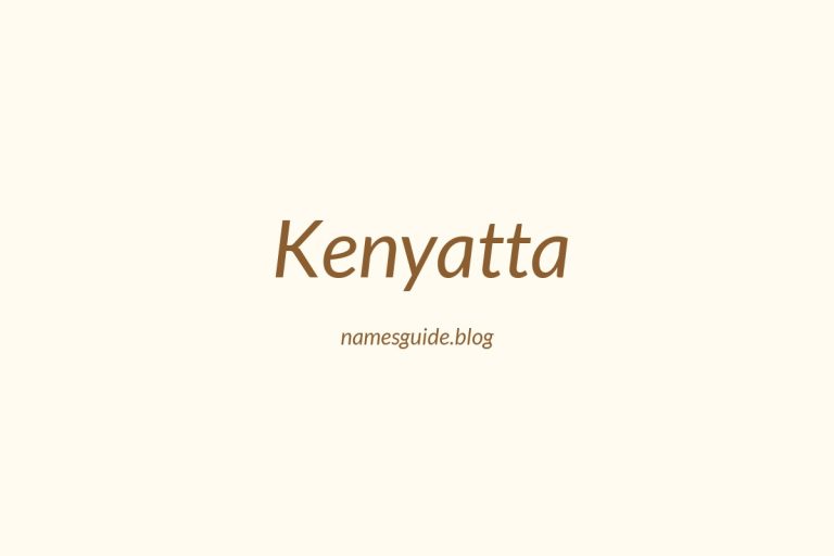 36+ Middle Names for Kenyatta: Find the Perfect Fit