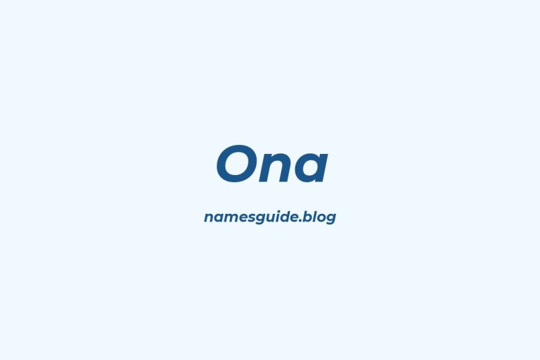 75+ Beautiful Middle Names for Ona: Find the Perfect Match