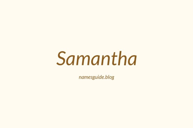 78+ Perfect Middle Names for Samantha: Find the Ideal Match