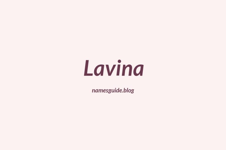 74+ Beautiful Middle Names for Lavina: Find the Perfect Fit