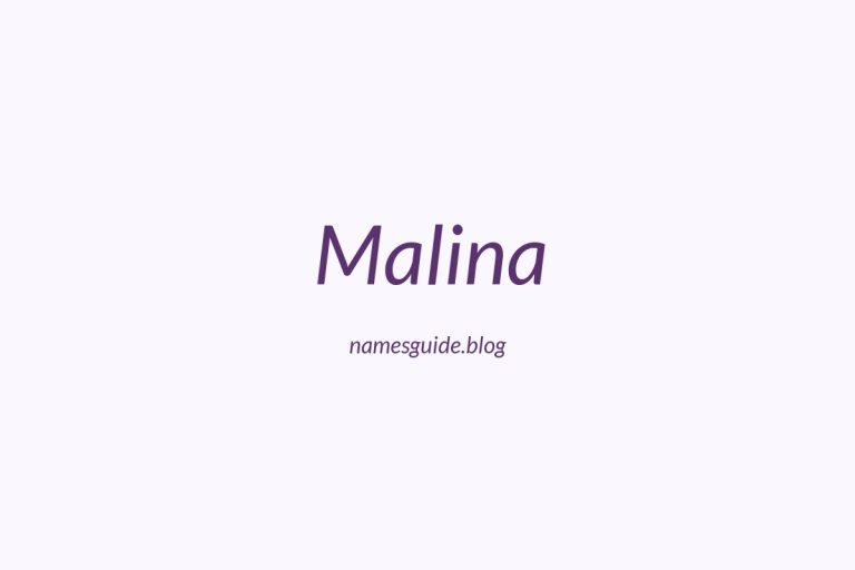 66+ Beautiful Middle Names for Malina: Find the Perfect Match