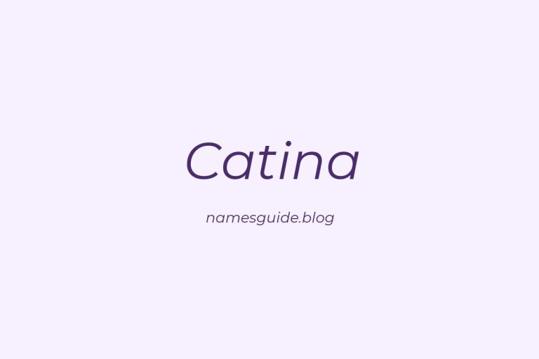 49+ Perfect Middle Names for Catina