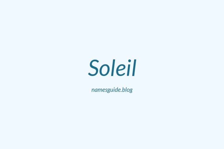 45+ Beautiful Middle Names for Soleil: The Perfect Complement