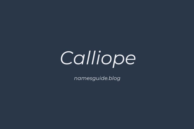 81+ Beautiful Middle Names for Calliope