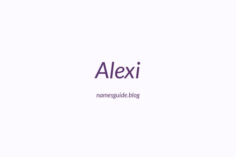 77+ Perfect Middle Names for Alexi: Find the Ideal Match